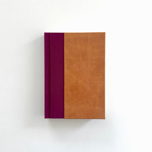 Handmade Leather Notebook No. 42 | 12,5 x 18 cm