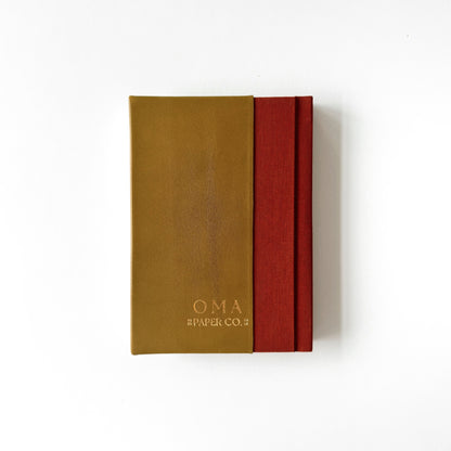 Handmade Leather Notebook No. 23 | 12,5 x 18 cm