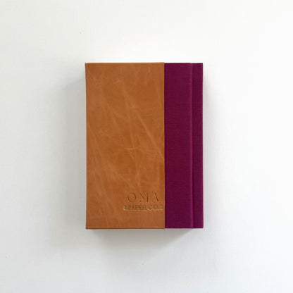 Handmade Leather Notebook No. 42 | 12,5 x 18 cm