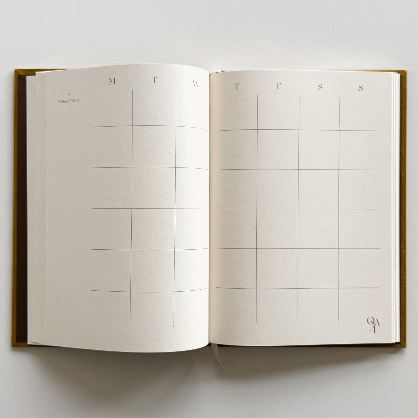 Handbound Weekly Planner (undated), HARDAL