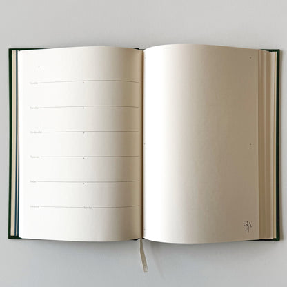 Weekly Planner (undated), MAVİ