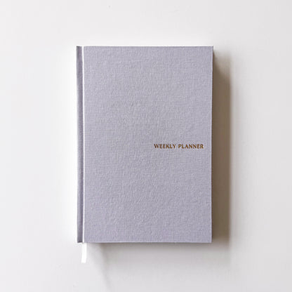 Handbound Weekly Planner (undated), LİLA