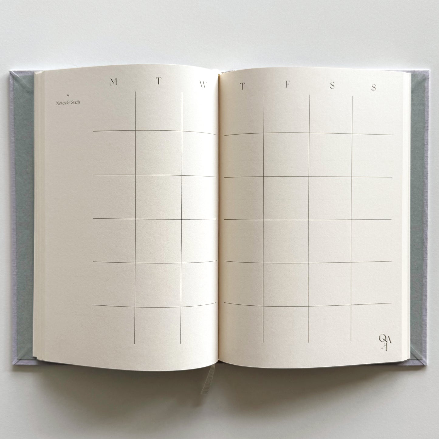 Handbound Weekly Planner (undated), LİLA