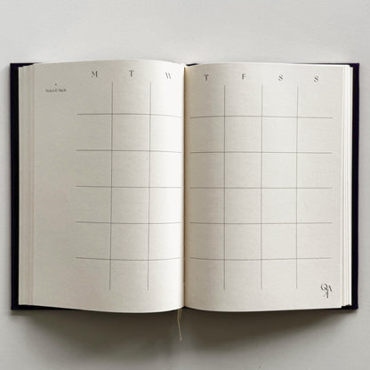 Handbound Weekly Planner (undated), MOR