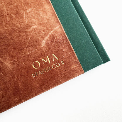 Handmade Leather Notebook No. 9 | 16,5 x 24 cm