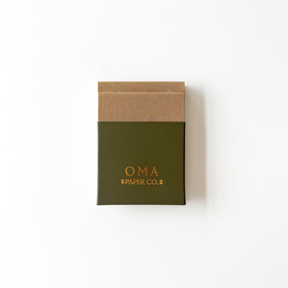 Handmade Leather Notebook No. 21T | 9 x 12,5 cm