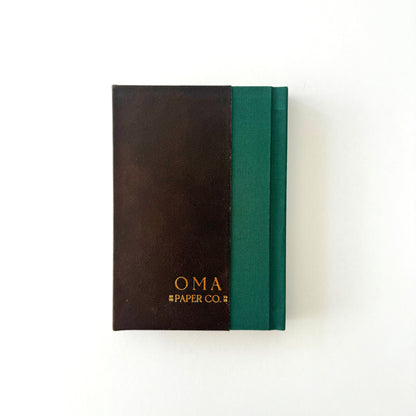 Handmade Leather Notebook No. 6 | 12,5 x 18 cm